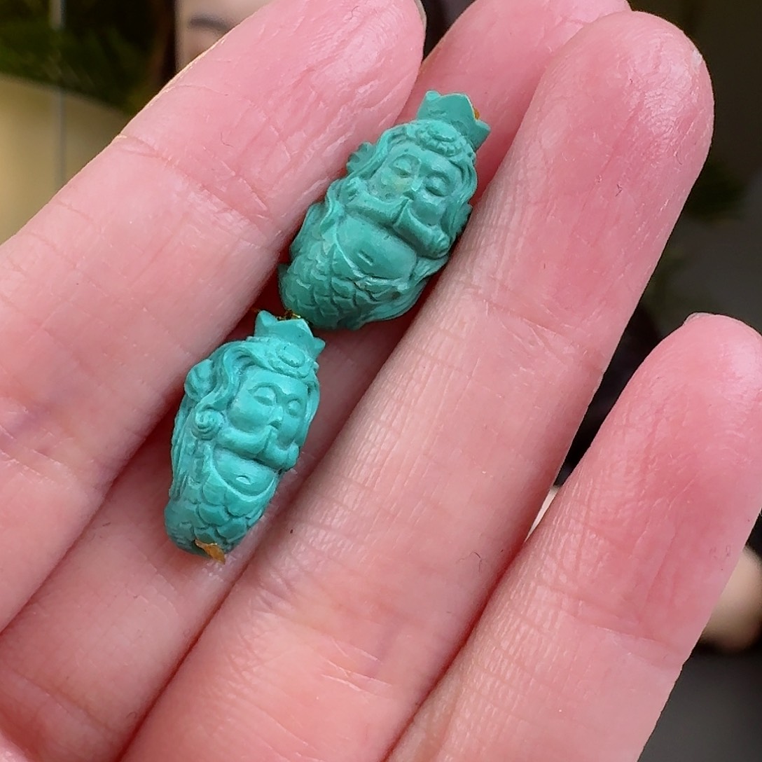 绿松石珠宝奇石未镶嵌