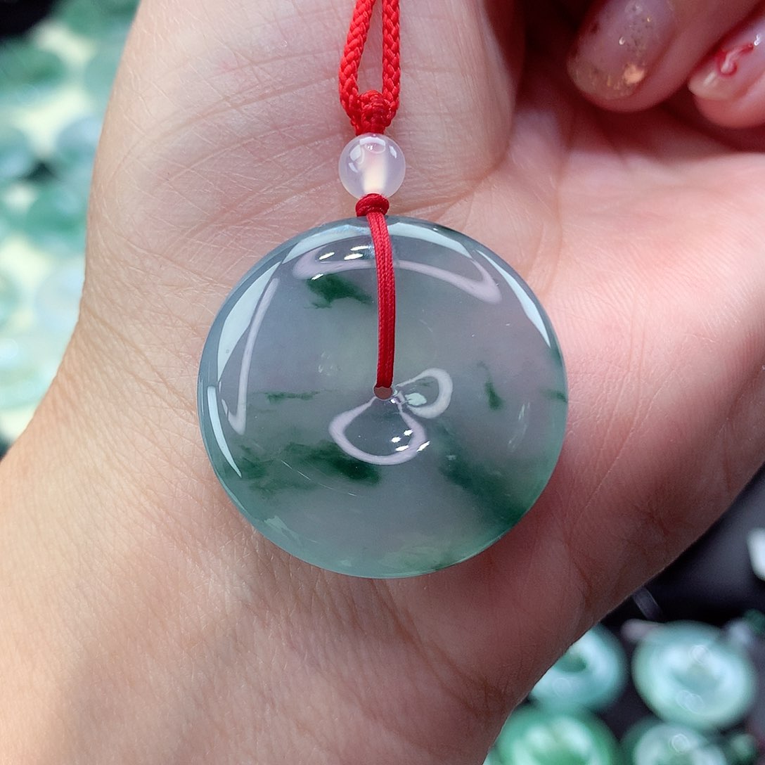 翡翠颈饰未镶嵌22翡翠27.6/5.7