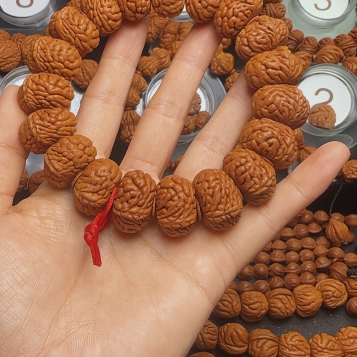 夏***扬手串桃核龙纹桃核