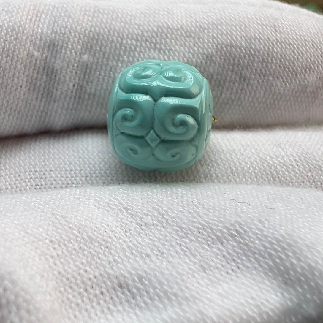 绿松石未镶嵌配饰11*10.2