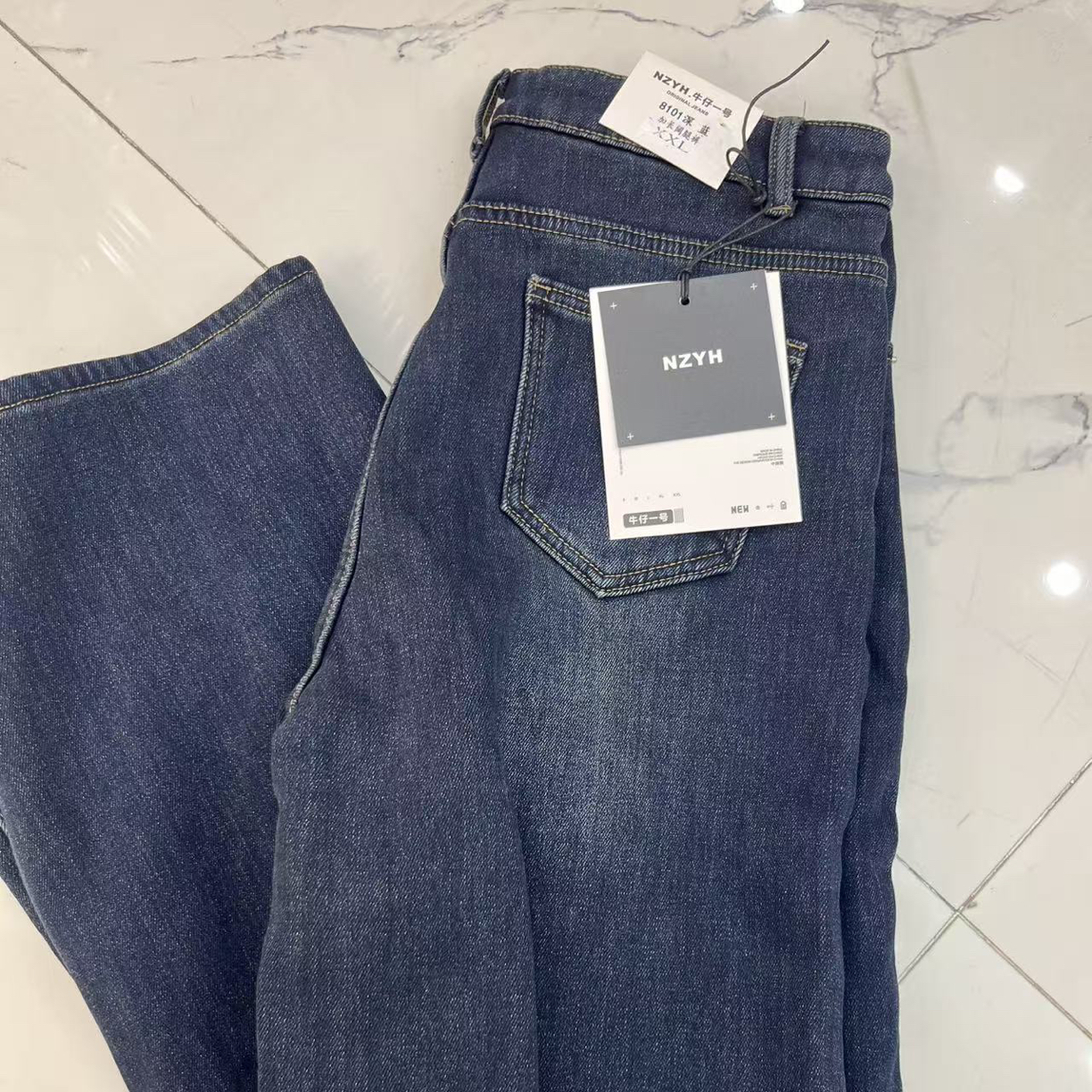 【竹三店】8101加长阔腿裤