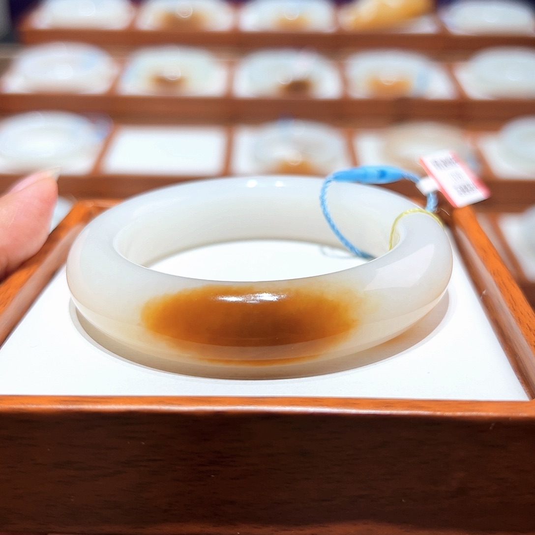 和田玉手镯55/54未镶嵌