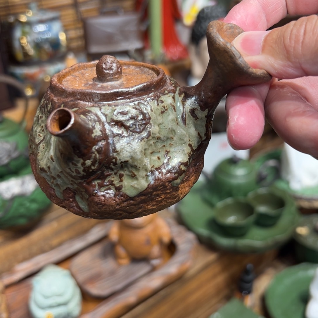 复古风格老陶泥系列茶盘茶具摆件