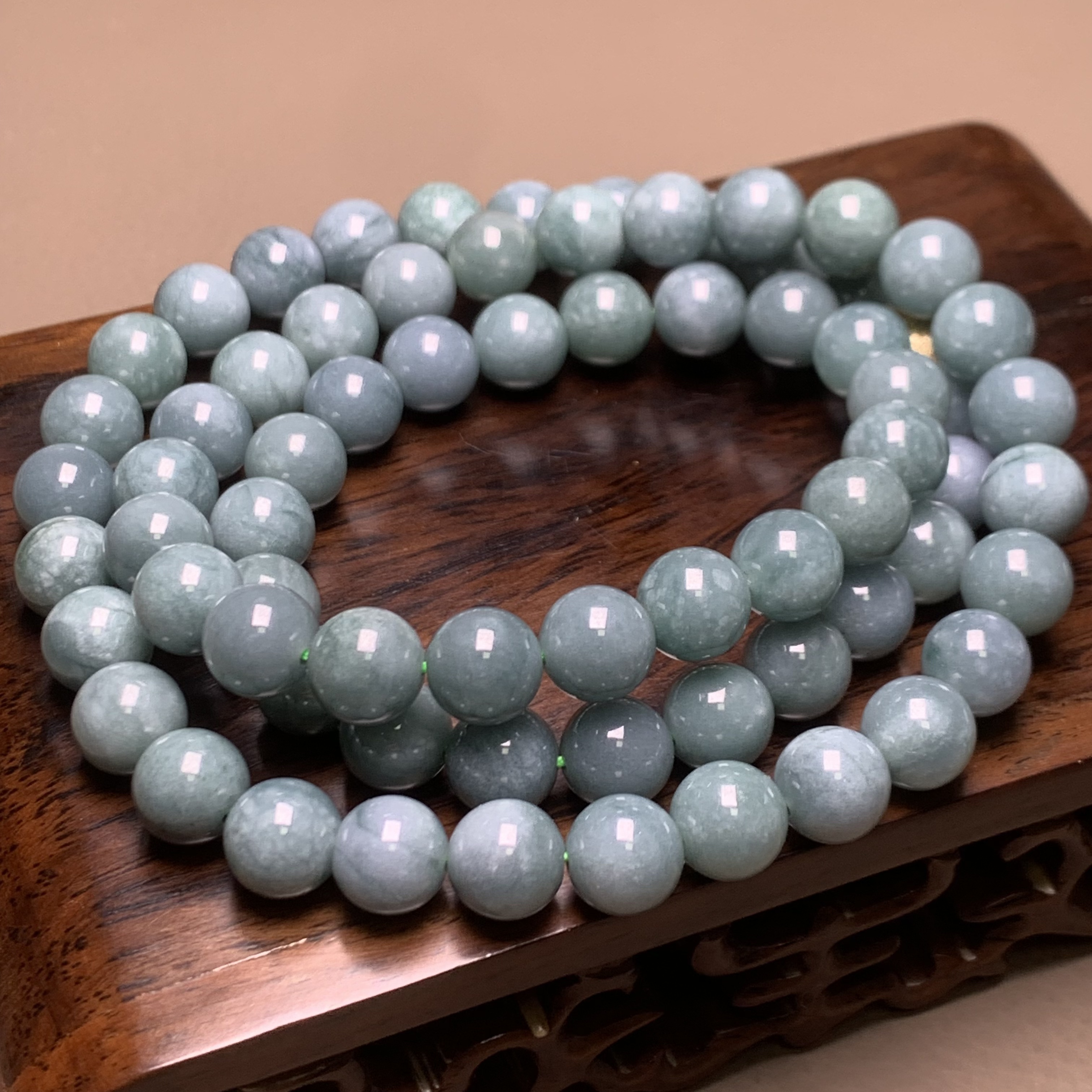 A877珠宝玉石A货翡翠项链