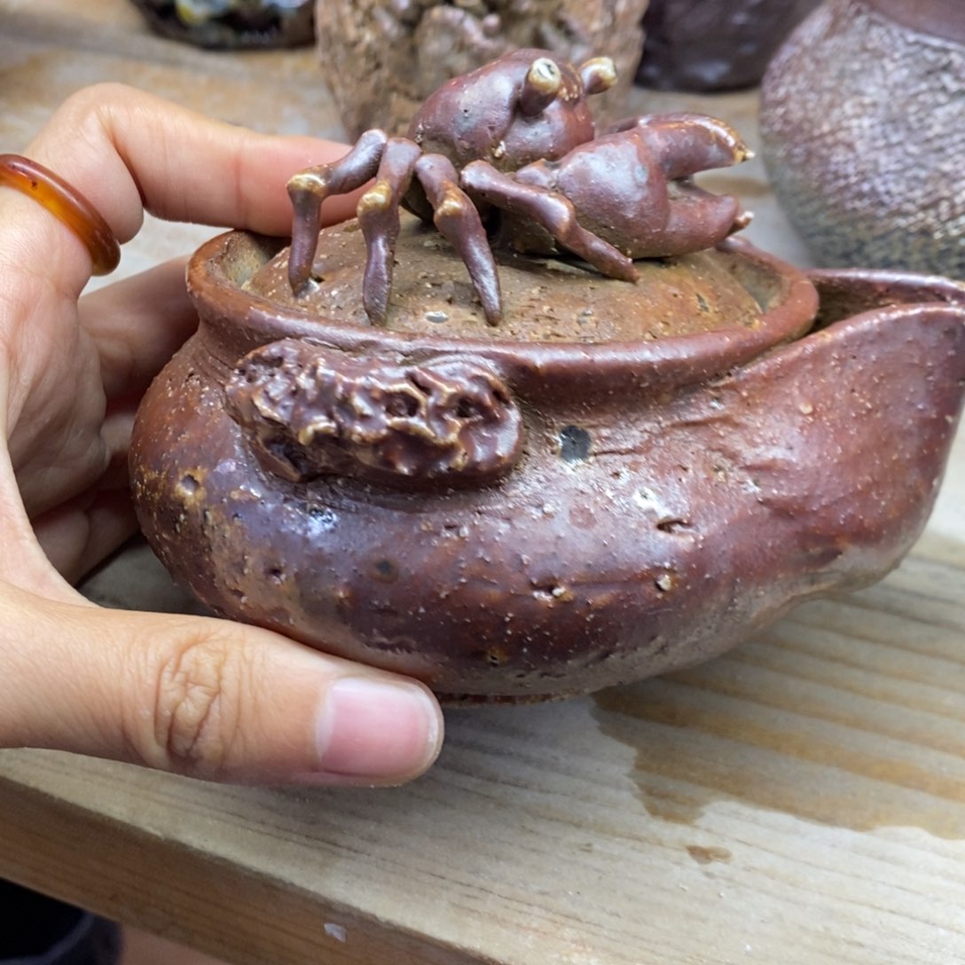 陶园柴烧，精品高货。 768瑕疵