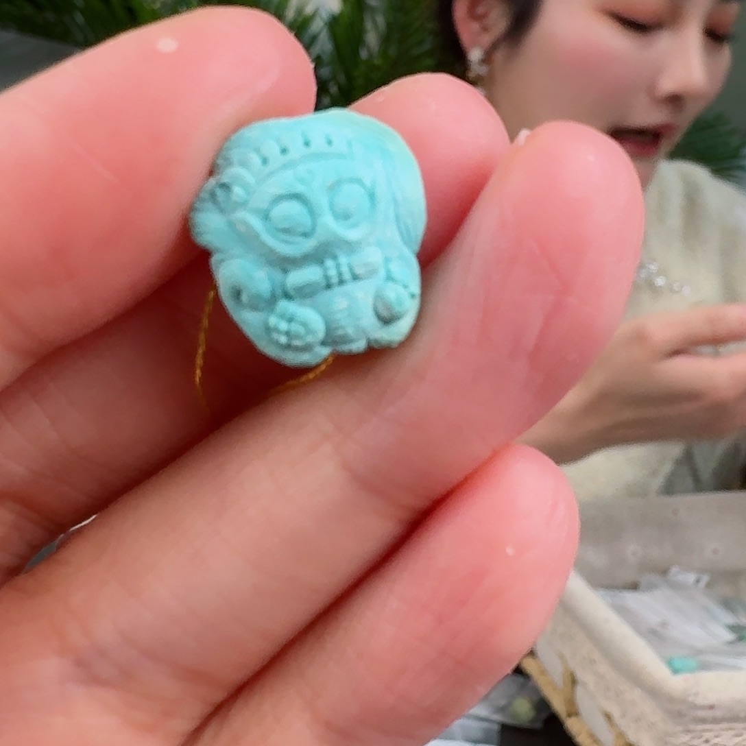 绿松石珠宝奇石未镶嵌