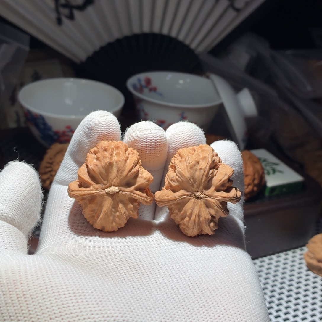 吊坠文玩核桃38白狮子 龟寿星