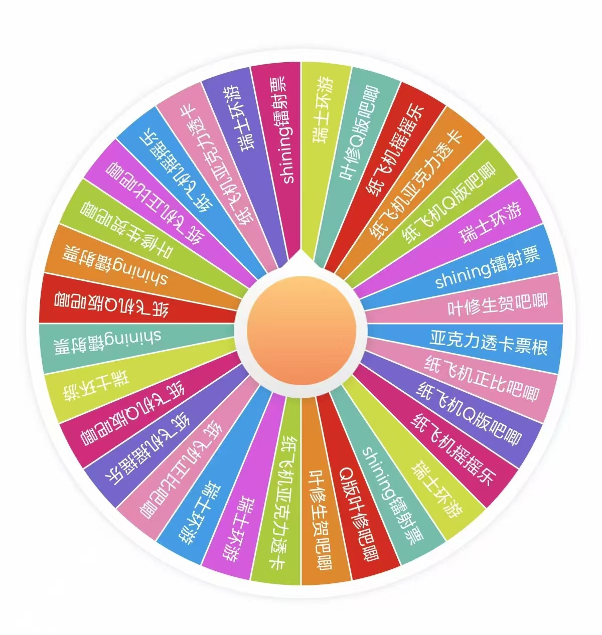 【宠粉转盘】全职多制品Hitcard 《全职高手》“瑞士环游”系列吧唧