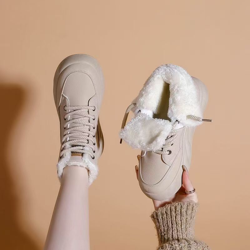 如东北大棉鞋女冬季加绒棉靴2025新款保暖防滑高帮女鞋HY1233-1