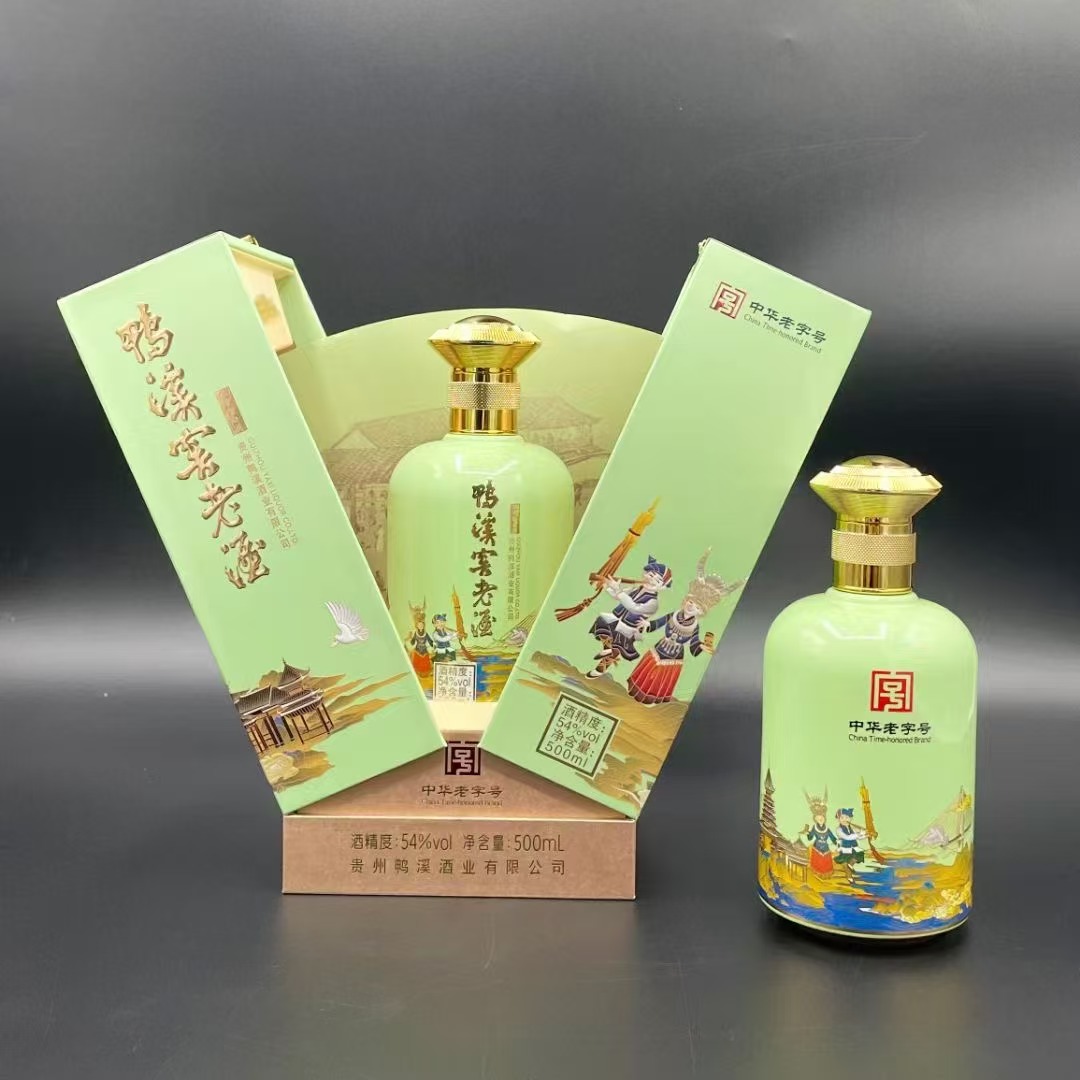 鸭溪窖老酒 浓香型白酒 2023年 1瓶装54度500ml