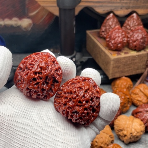 润***程文玩核桃把件南疆41