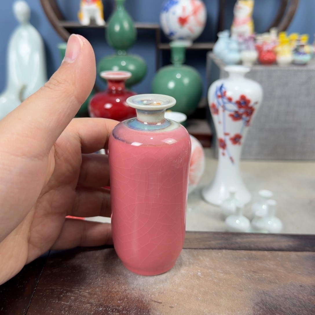 陶瓷手工小花器摆件