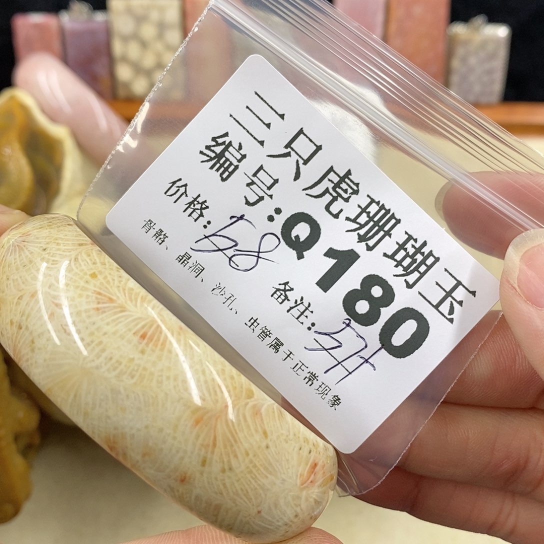 硅化珊瑚（珊瑚玉）1未镶嵌中*