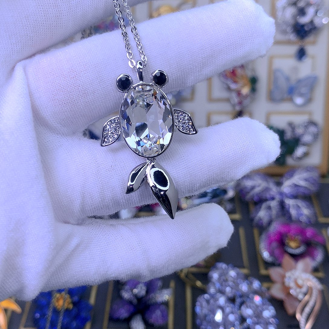 仿水晶铜毛衣链长