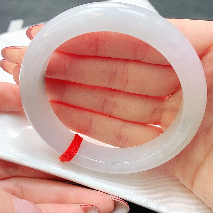 翡翠手镯未镶嵌57正圈