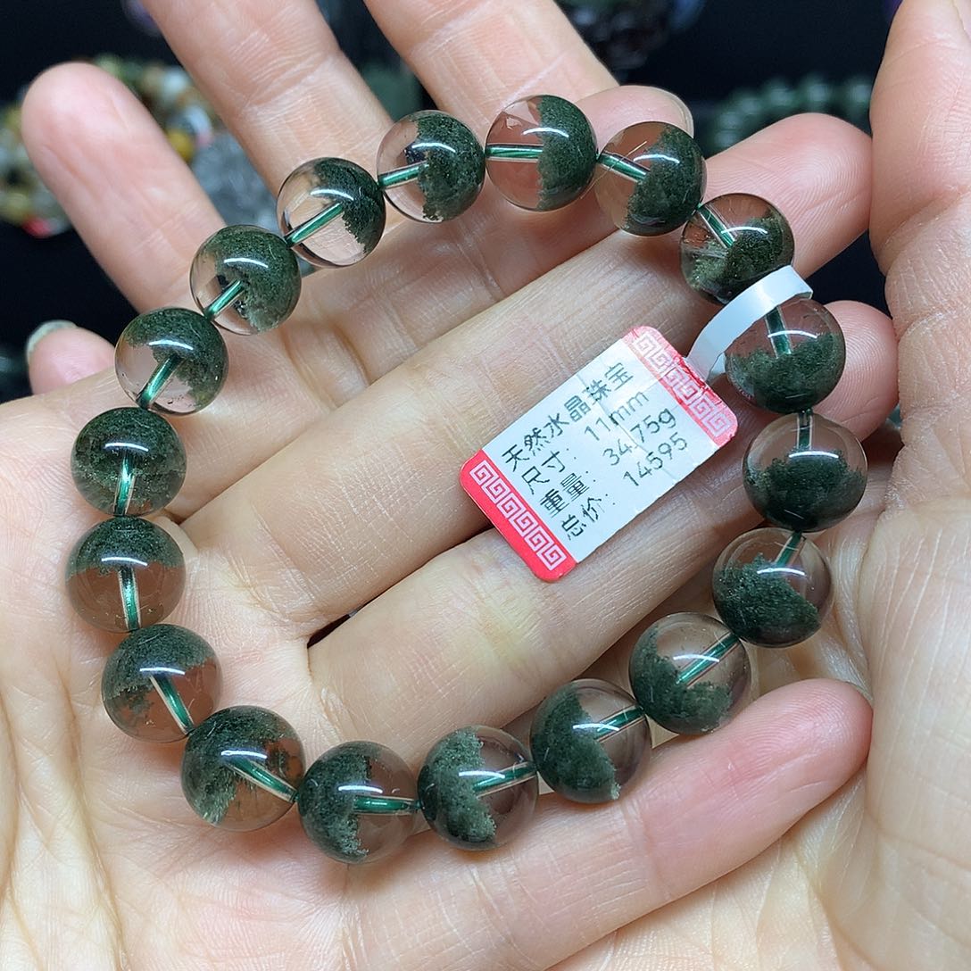 水晶手串未镶嵌天然水晶