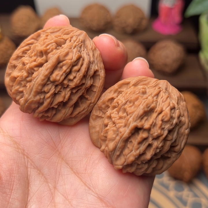 文玩核桃吊坠四座楼