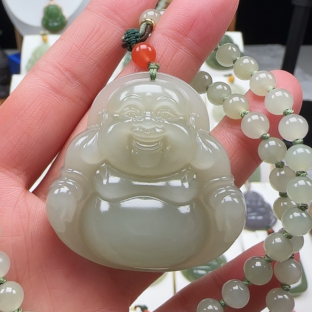 和田玉颈饰未镶嵌45