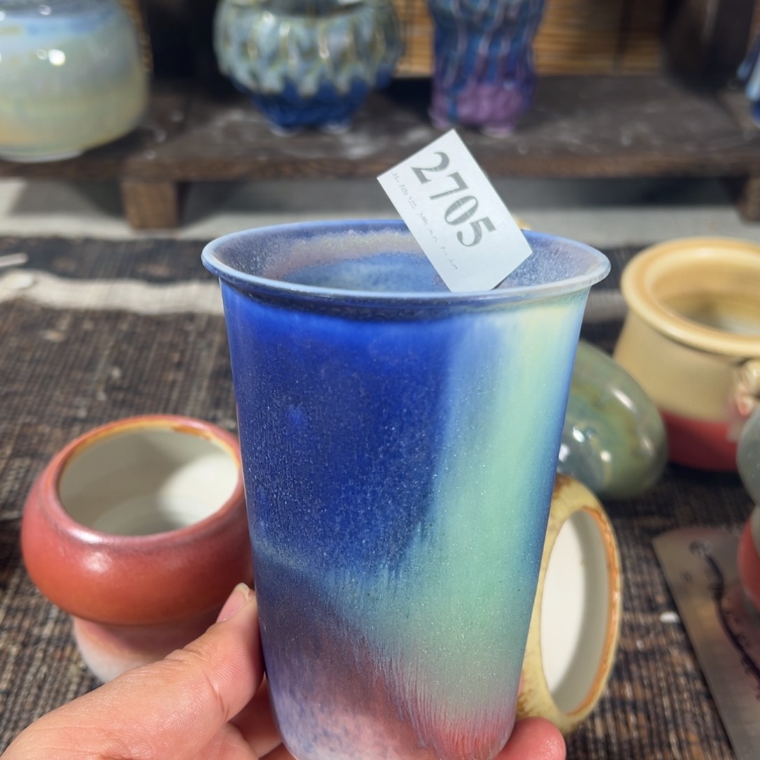 红陶景德镇手工花盆