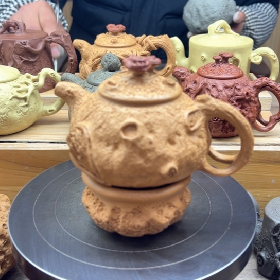 紫砂茶壶全手工制作