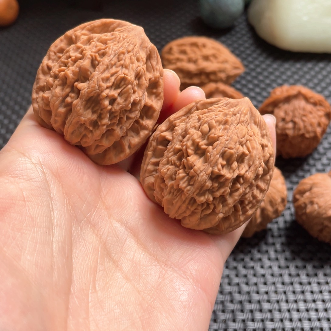 吊坠文玩核桃虎头42全品