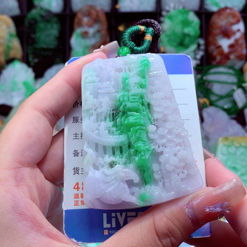 【闪购商品】翡翠颈饰未镶嵌挂件