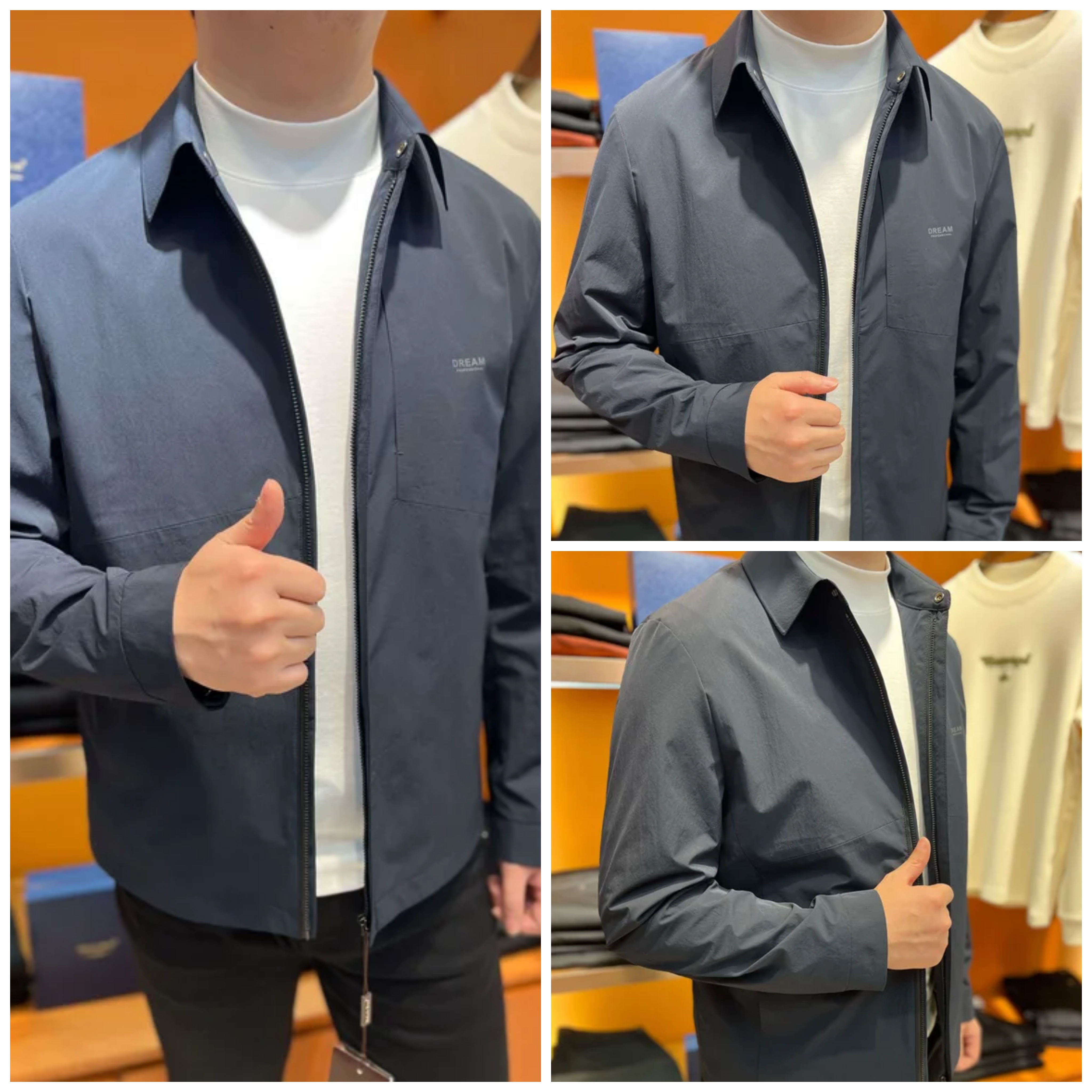 休闲夹克男士百搭春季