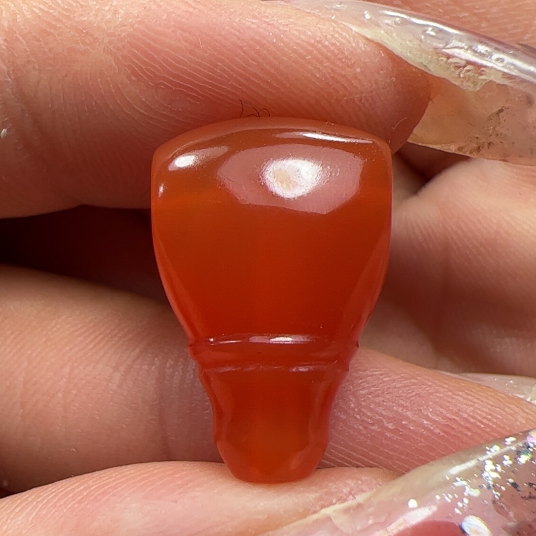 南红玛瑙三通未镶嵌