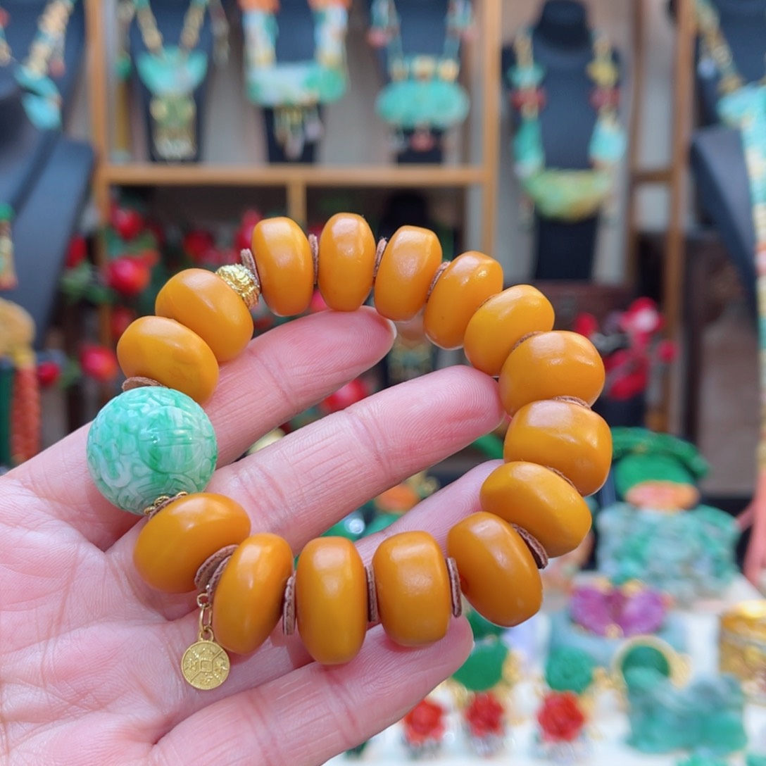 蜜蜡手串合金48小时鉴赏期