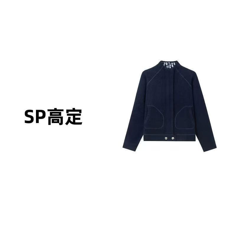 新款立领夹克羊绒短款外套（0666）