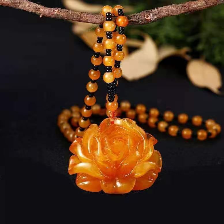 新款粉丝福利时尚饰品黄牡丹花