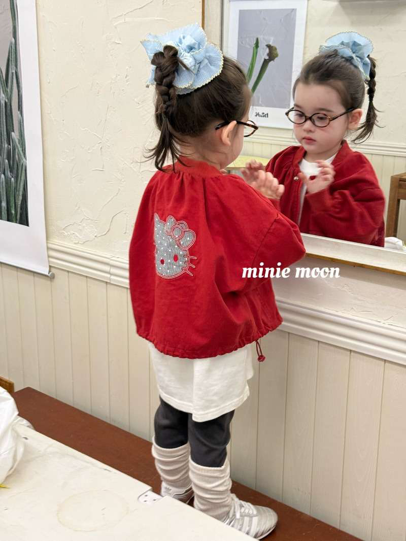 小月亮秋款女童外套夹克衫韩版休闲可爱风Kitty外套