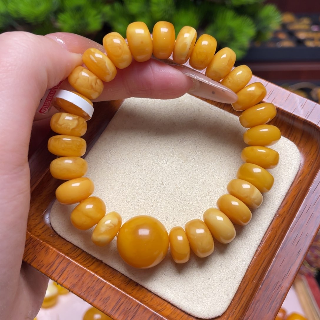 蜜蜡手链未镶嵌手串