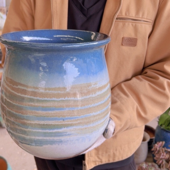 紫砂花盆高25口23—————