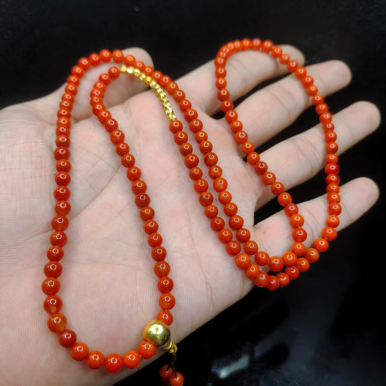 【康康严选】南红毛衣链JL33【多样性发其一】约4mm+