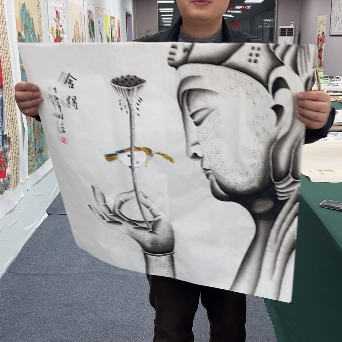 国画宣纸国画纯手绘作品