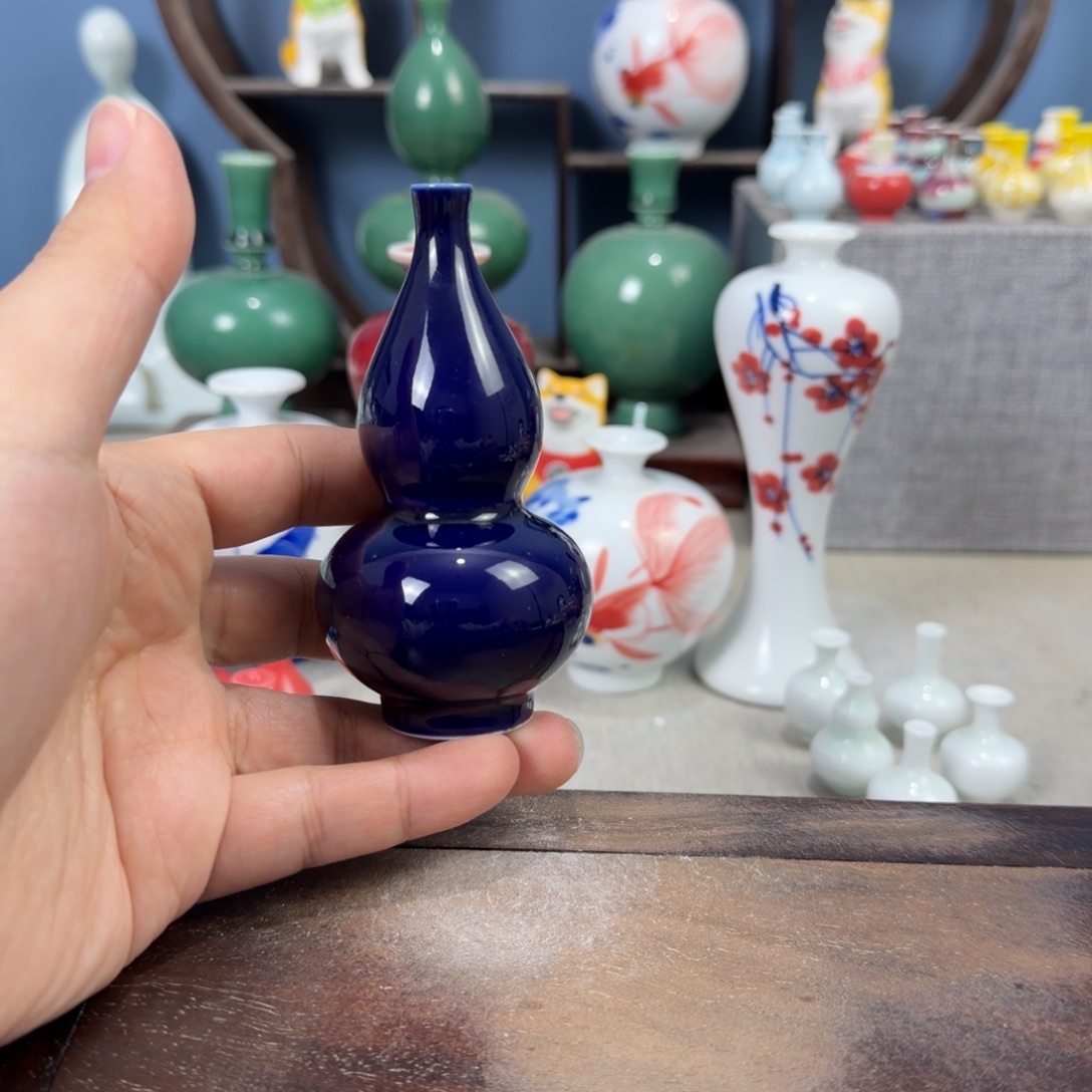 陶瓷手工小花器摆件