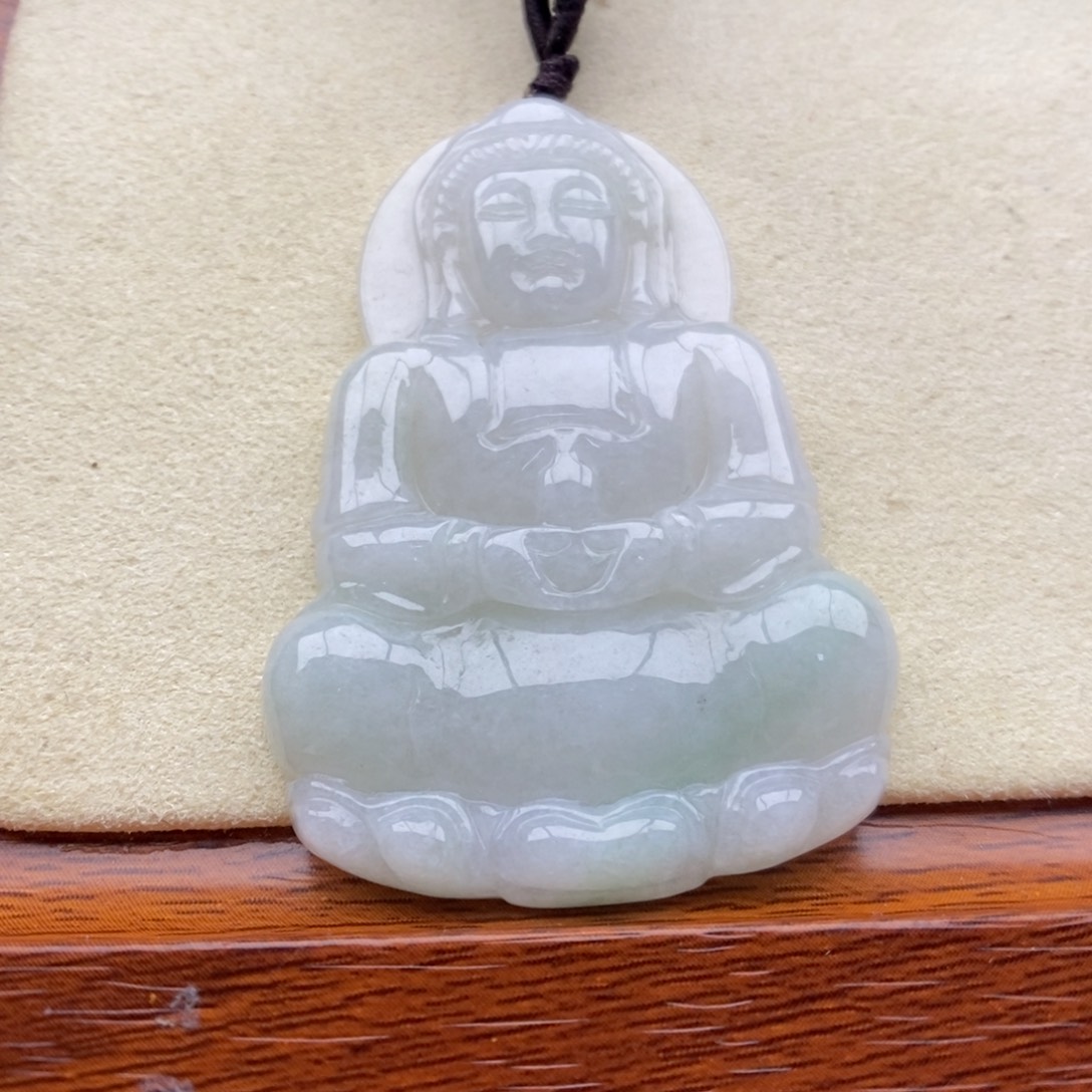 翡翠未镶嵌颈饰吊坠1