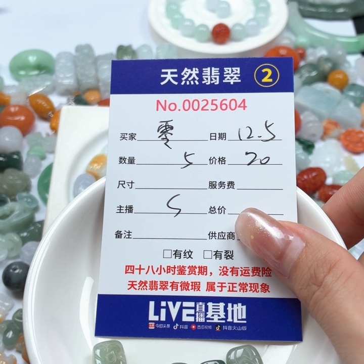 翡翠未镶嵌挂件Ty