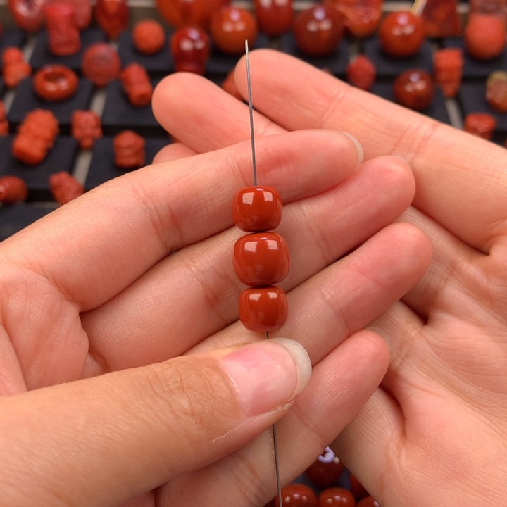 北***卓南红玛瑙未镶嵌套装