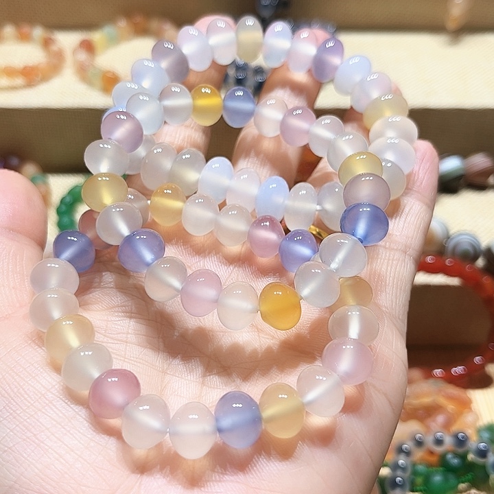 玛瑙/玉髓手链未镶嵌