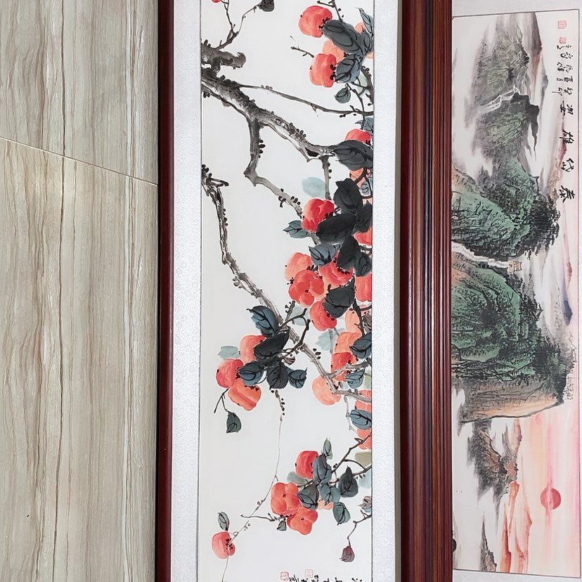 【闪购商品】国画书画作品带框163×48