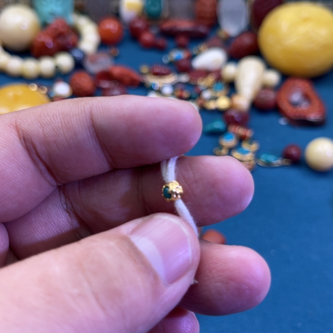 绿松石18K金镶嵌珠宝奇石41