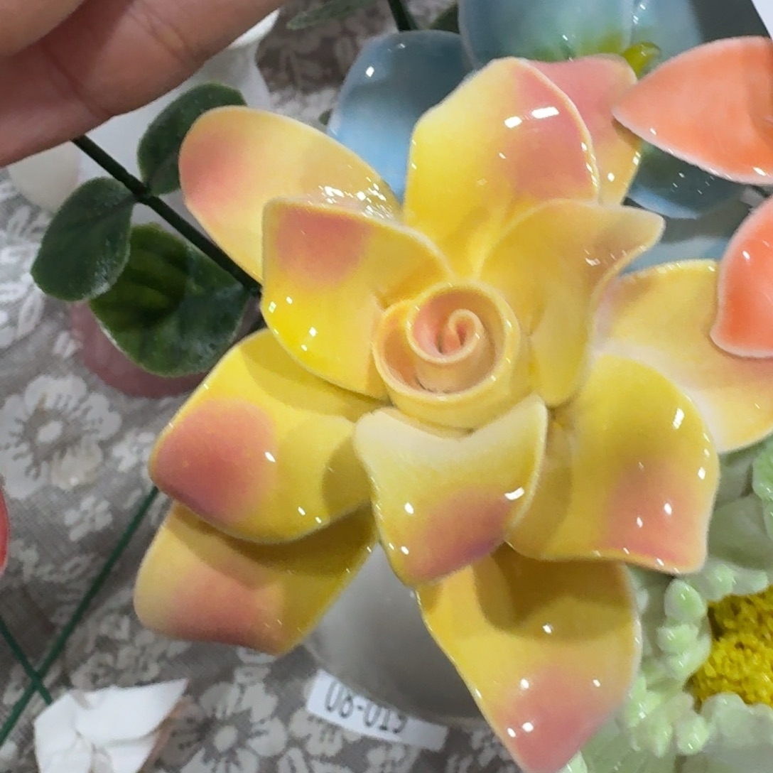 陶瓷花，拍满20发货，退款拉黑