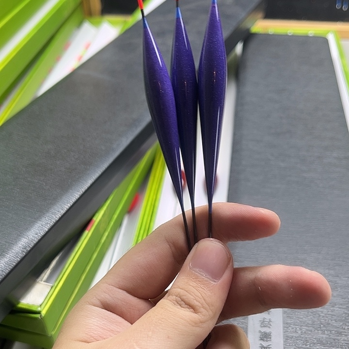 复合材质睿眼 瑕疵蓝色纳米粗尾 随机3支