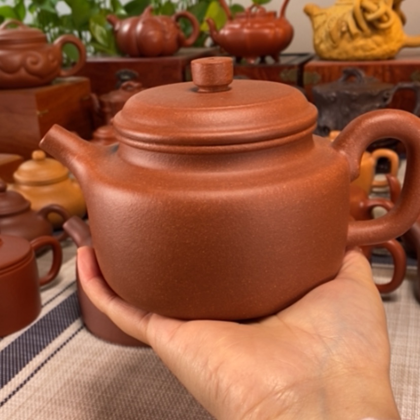 【闪购商品】茶壶紫砂木*李德钟壶600毫升
