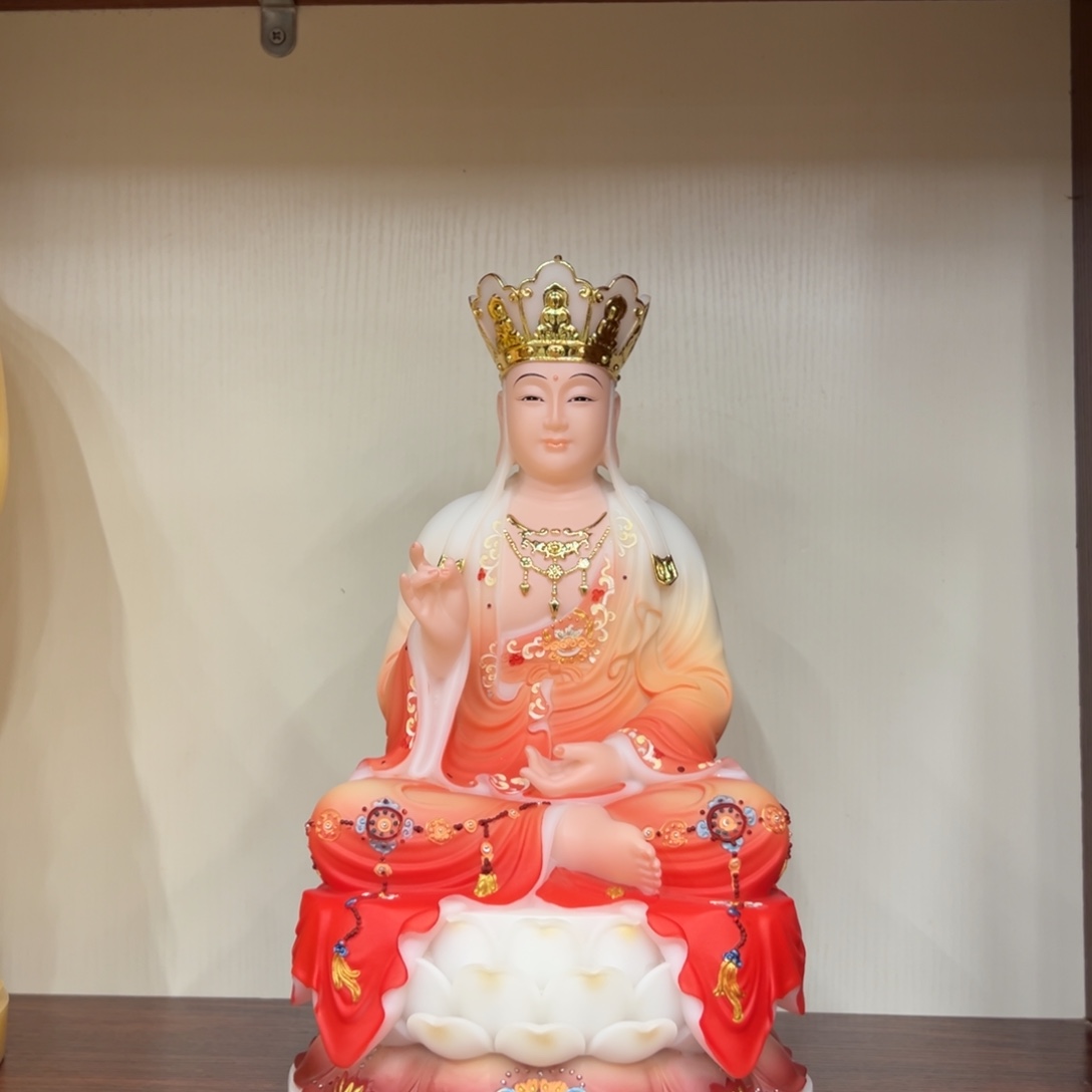 软陶12寸红衣地藏