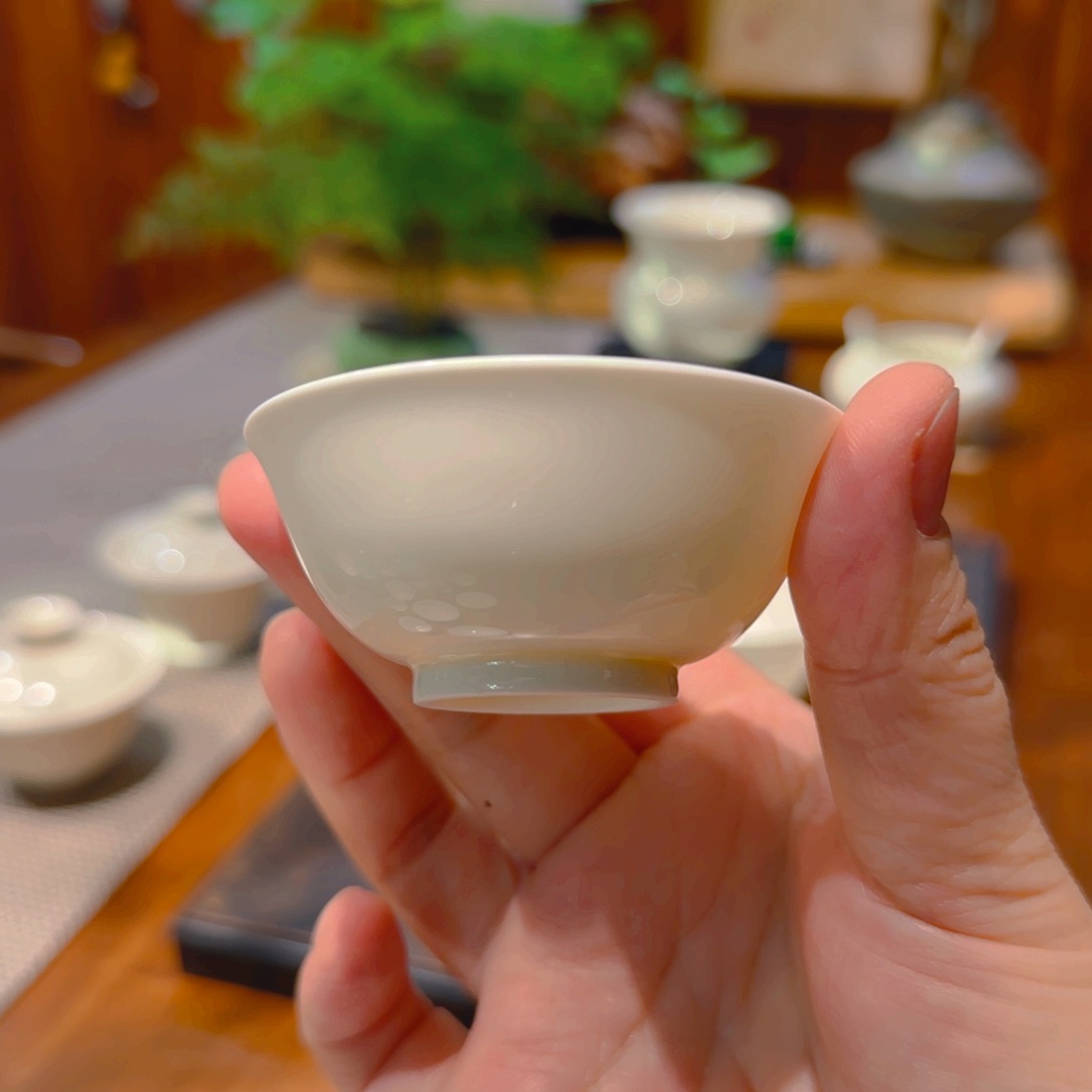 微澜定瓷 手工薄胎若深杯40cc