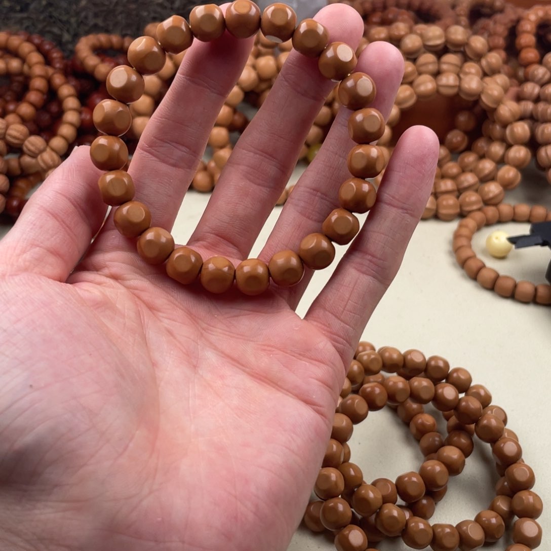 猴头核桃手串全品泛油小六方