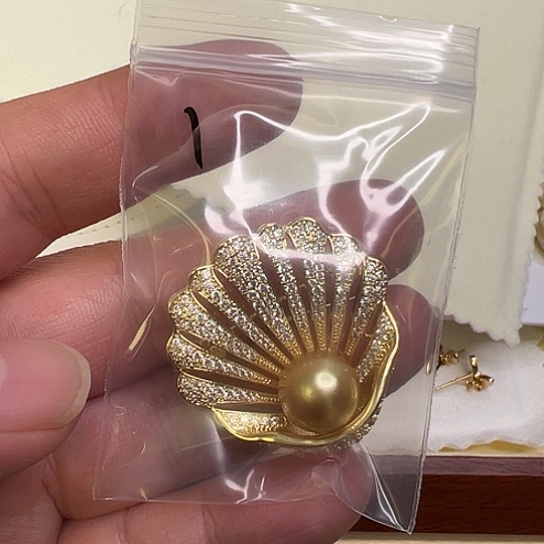 未镶嵌胸针海水珍珠